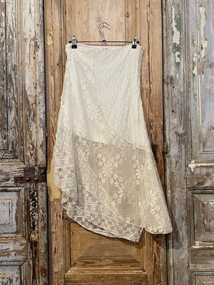 Lace Assymetrical Skirt