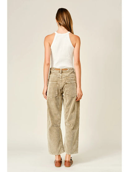 Corduroy Barrel Pants