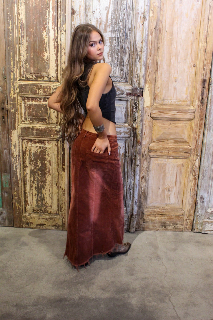 Faded Cord Maxi