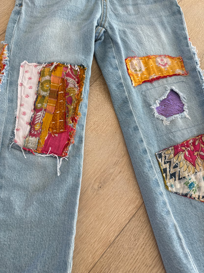 Size 4-5 Sun Bell Bottom Overalls