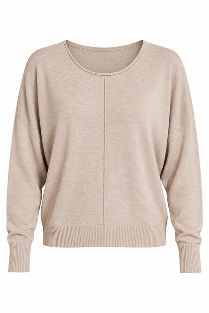 Short Center Seam Sweater-9874