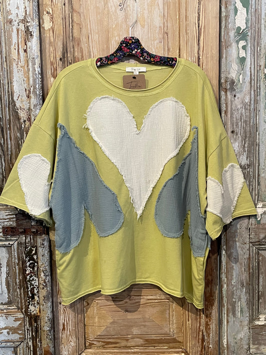 Oversized Heart Tee