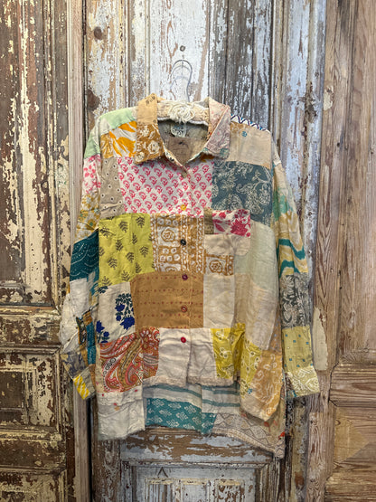 Patchwork Sunrise Top JG-172