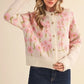 Pink Flower Cardi