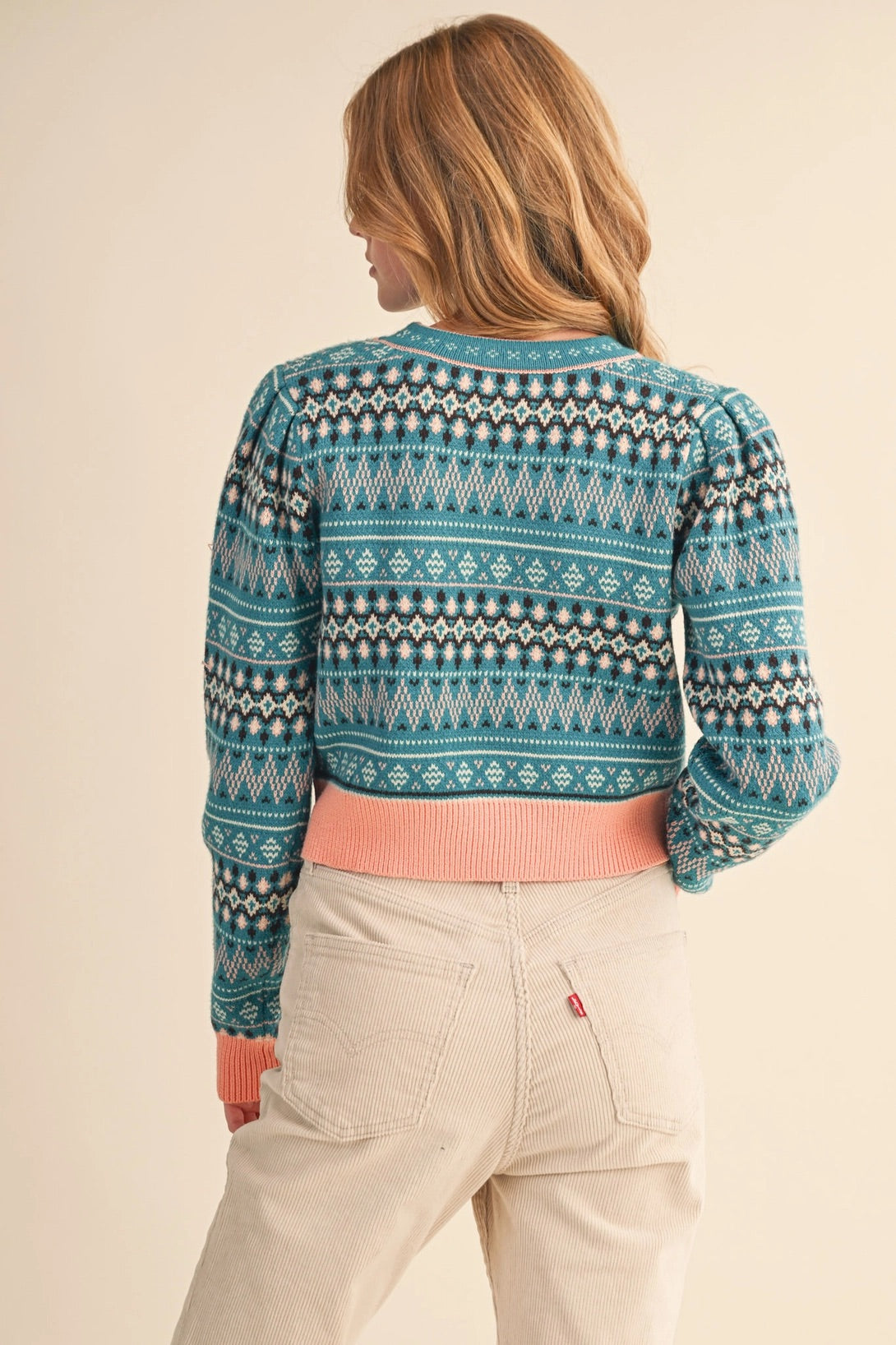Blue 70's Sweater