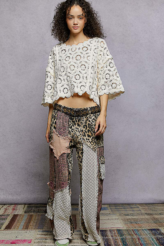 Chenille Crochet Sweater