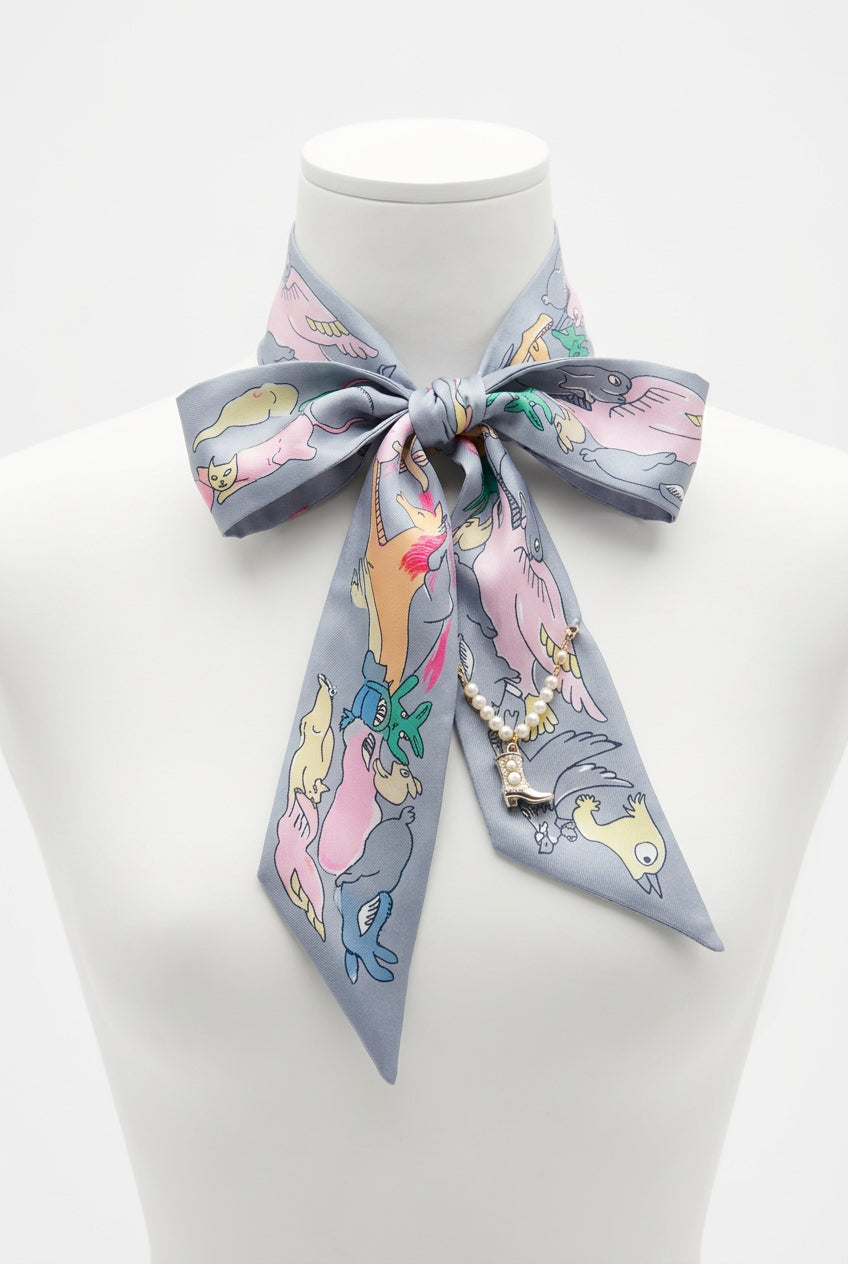 Colorful Animal Twilly with Charms