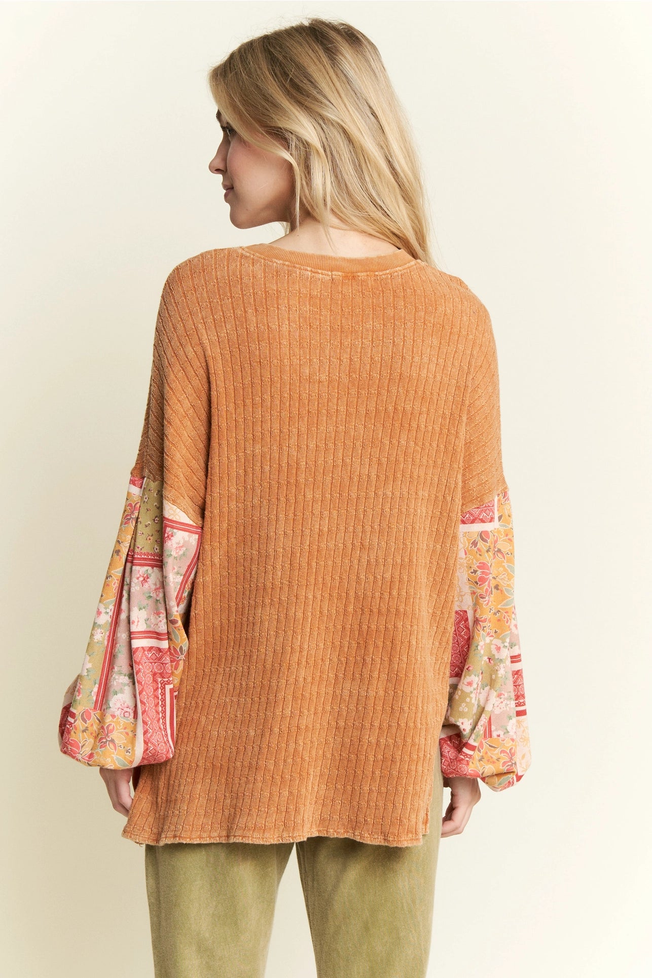 Bandana Sleeve Sweater