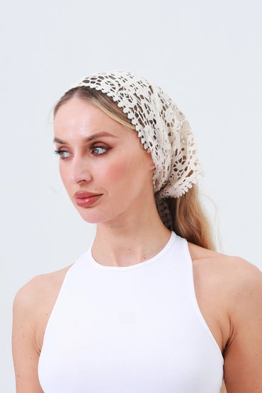 Hippie Crochet Bandana/Shawl