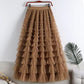 Combo Sized Ruffled Tulle Skirt