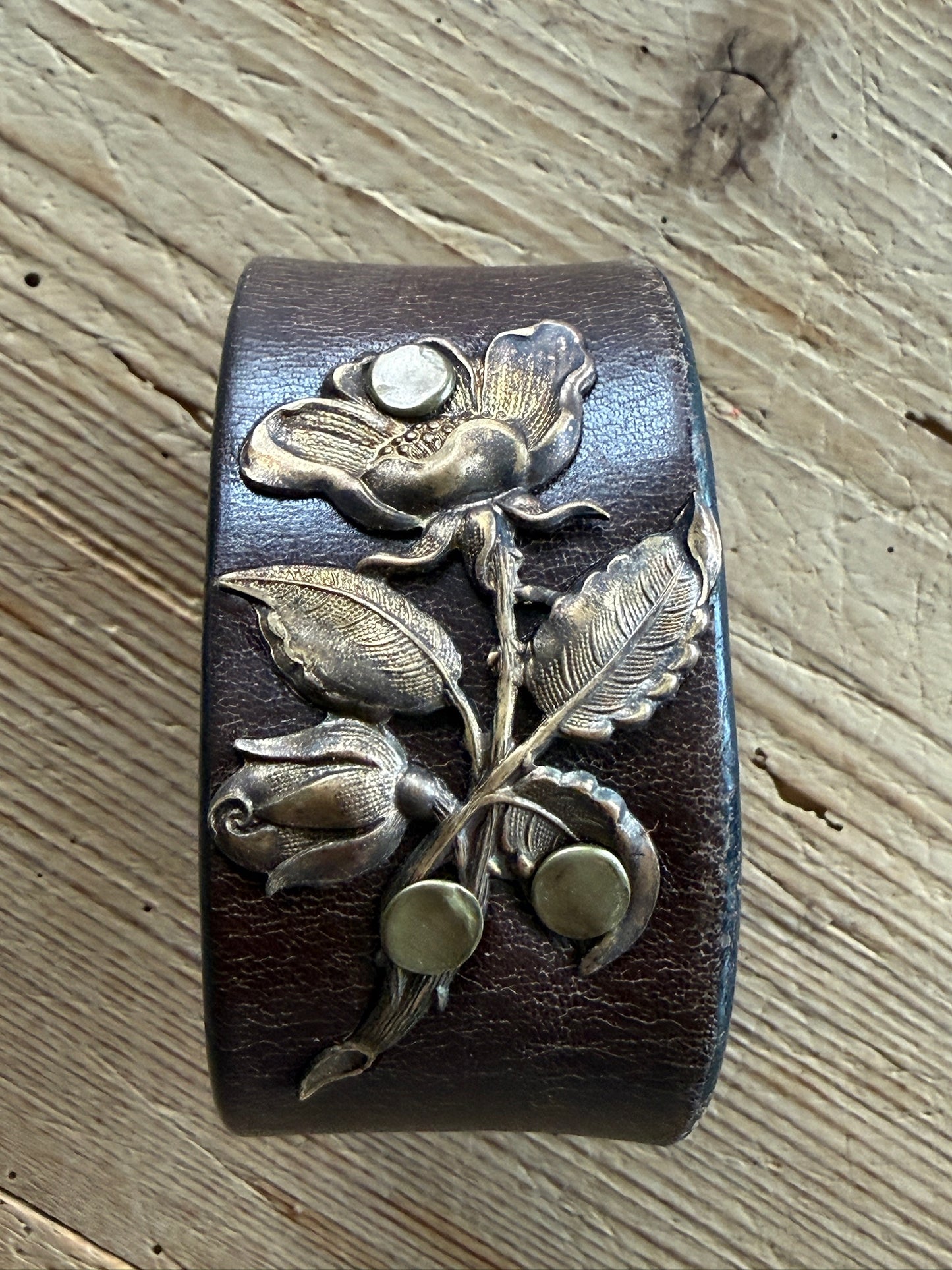 Brown Leather Cuffs