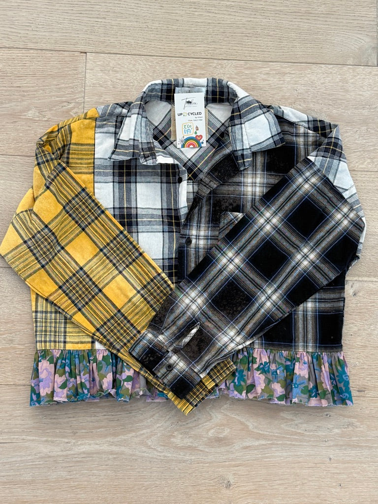 S/M Ruffled Flannel