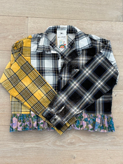 S/M Ruffled Flannel
