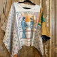 S/M Up Cycled Kantha Poncho