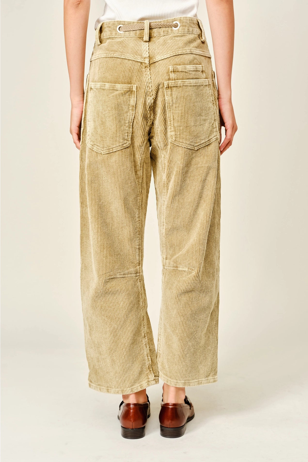 Corduroy Barrel Pants