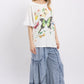 Butterfly Ruffle Tee