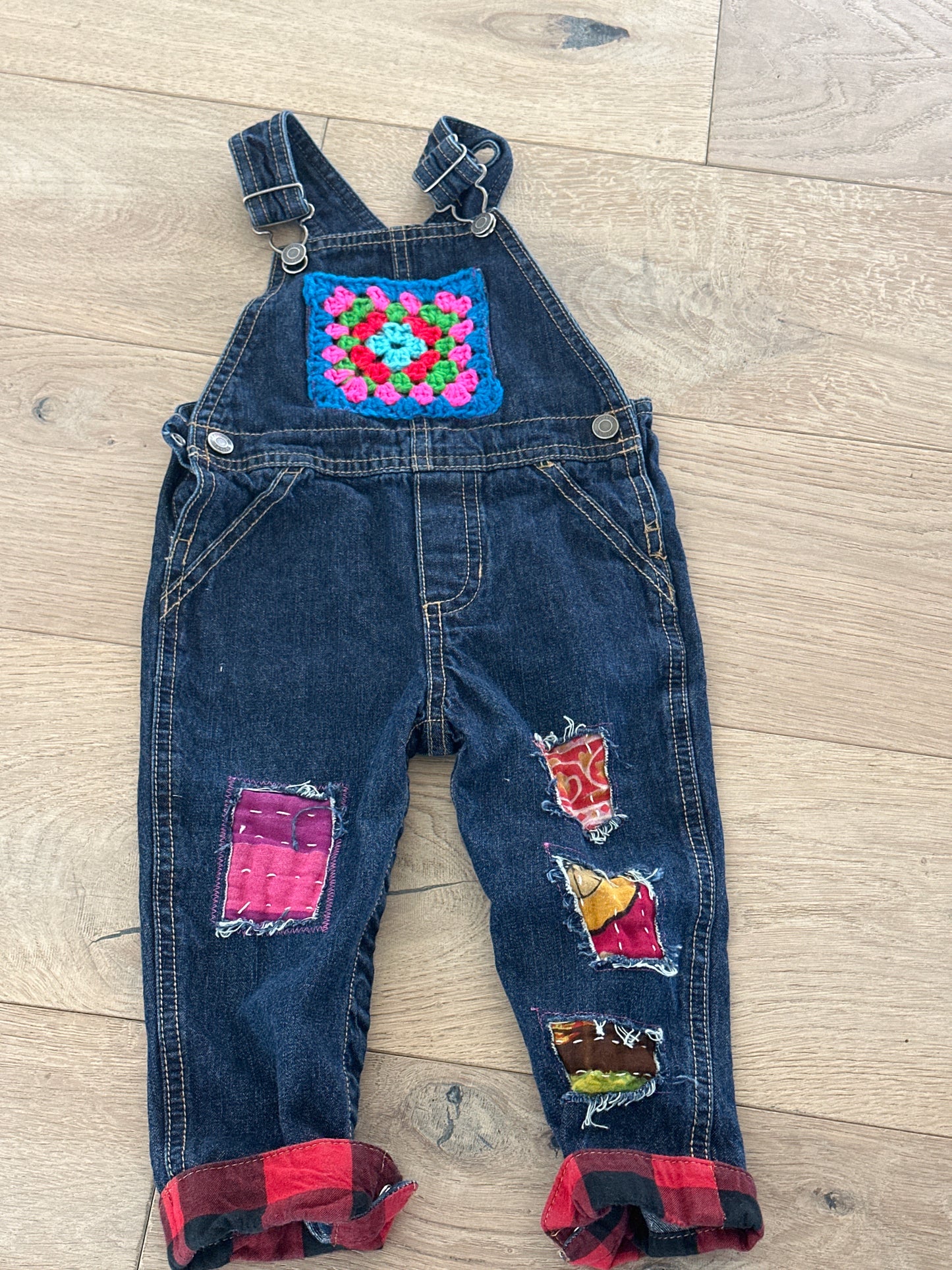 18m Up Cycled Overalls