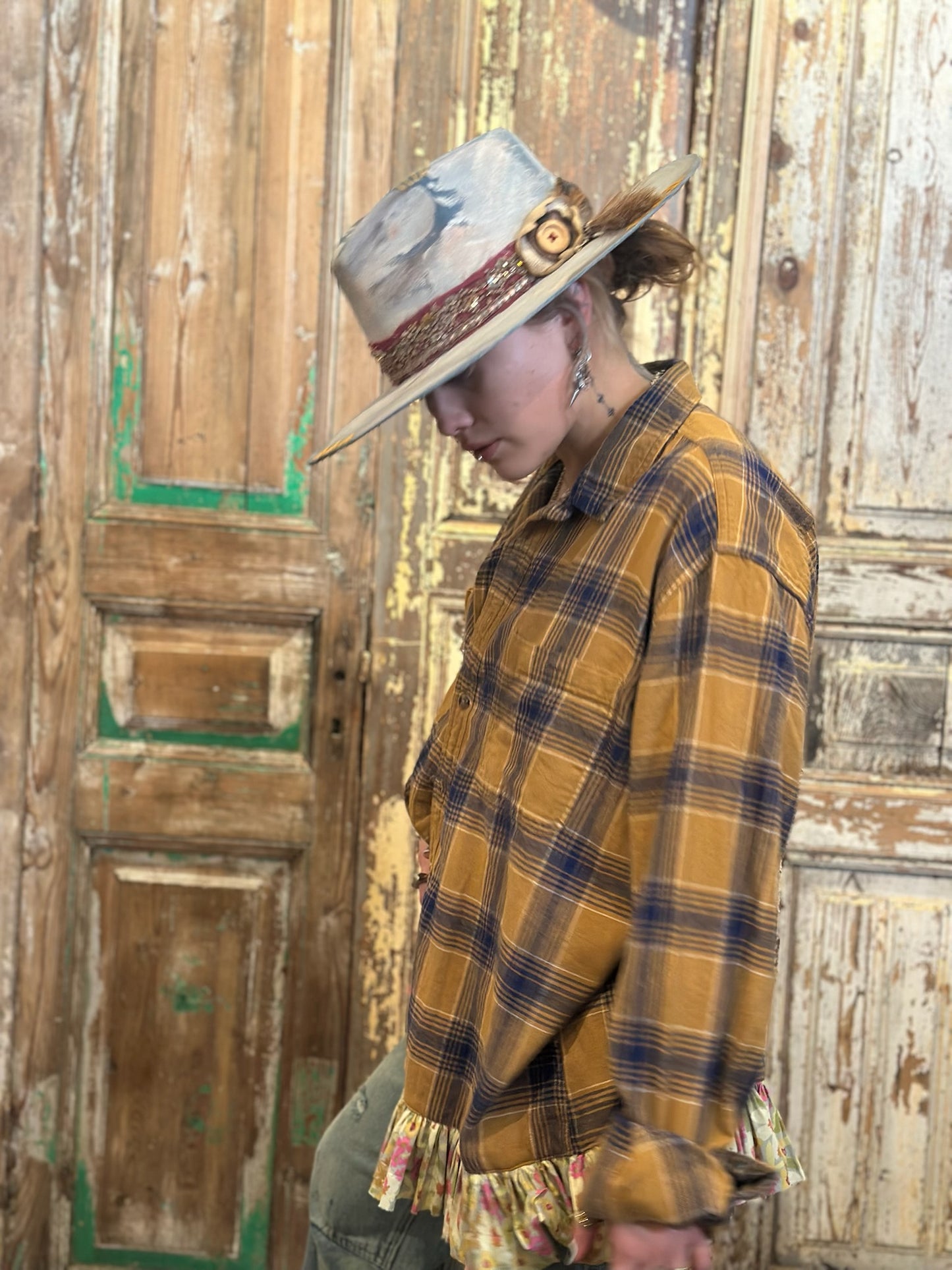 XLarge Ruffled Flannel