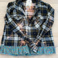 S/M Ruffled Flannel