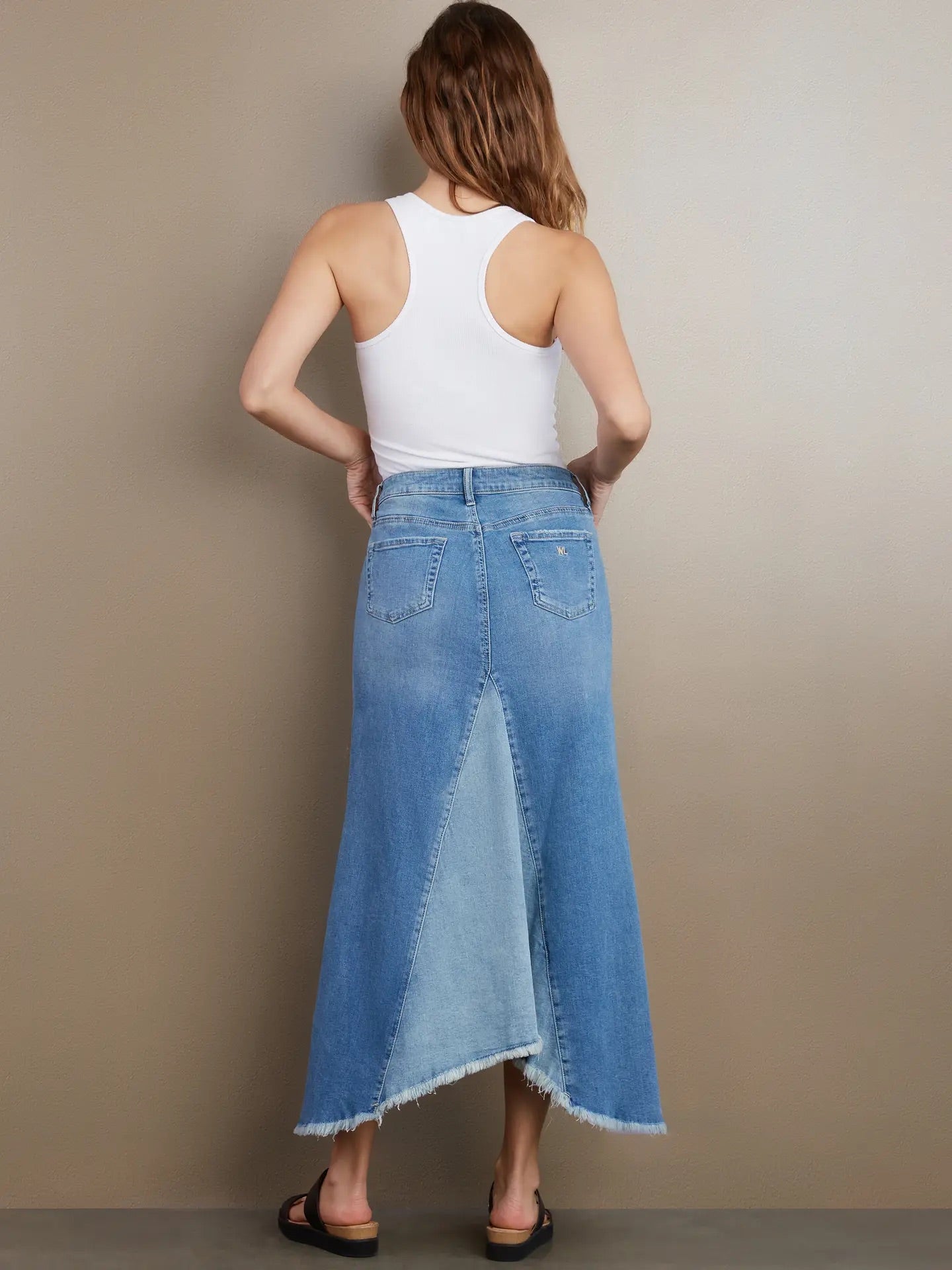 Denim Maxi Skirt