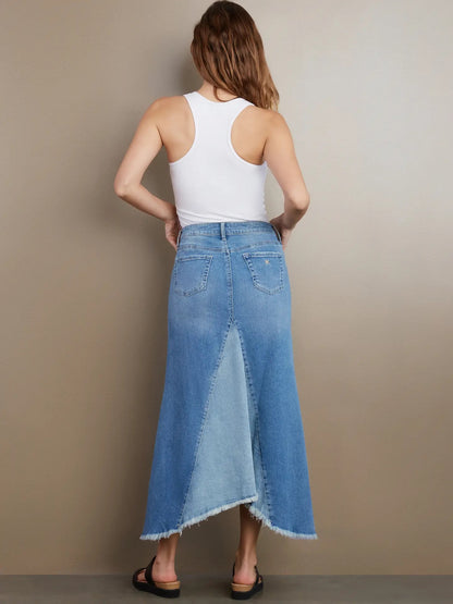Denim Maxi Skirt