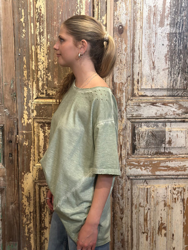 Washed Green Tee