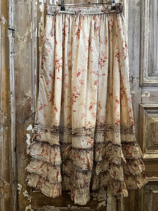 Floral Ruffle Midi