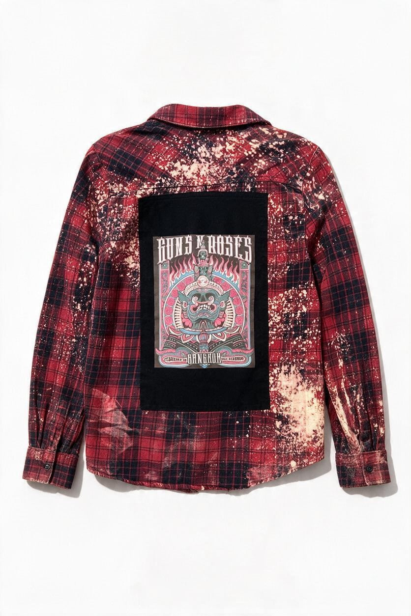 Medium Rockband Flannel-9924