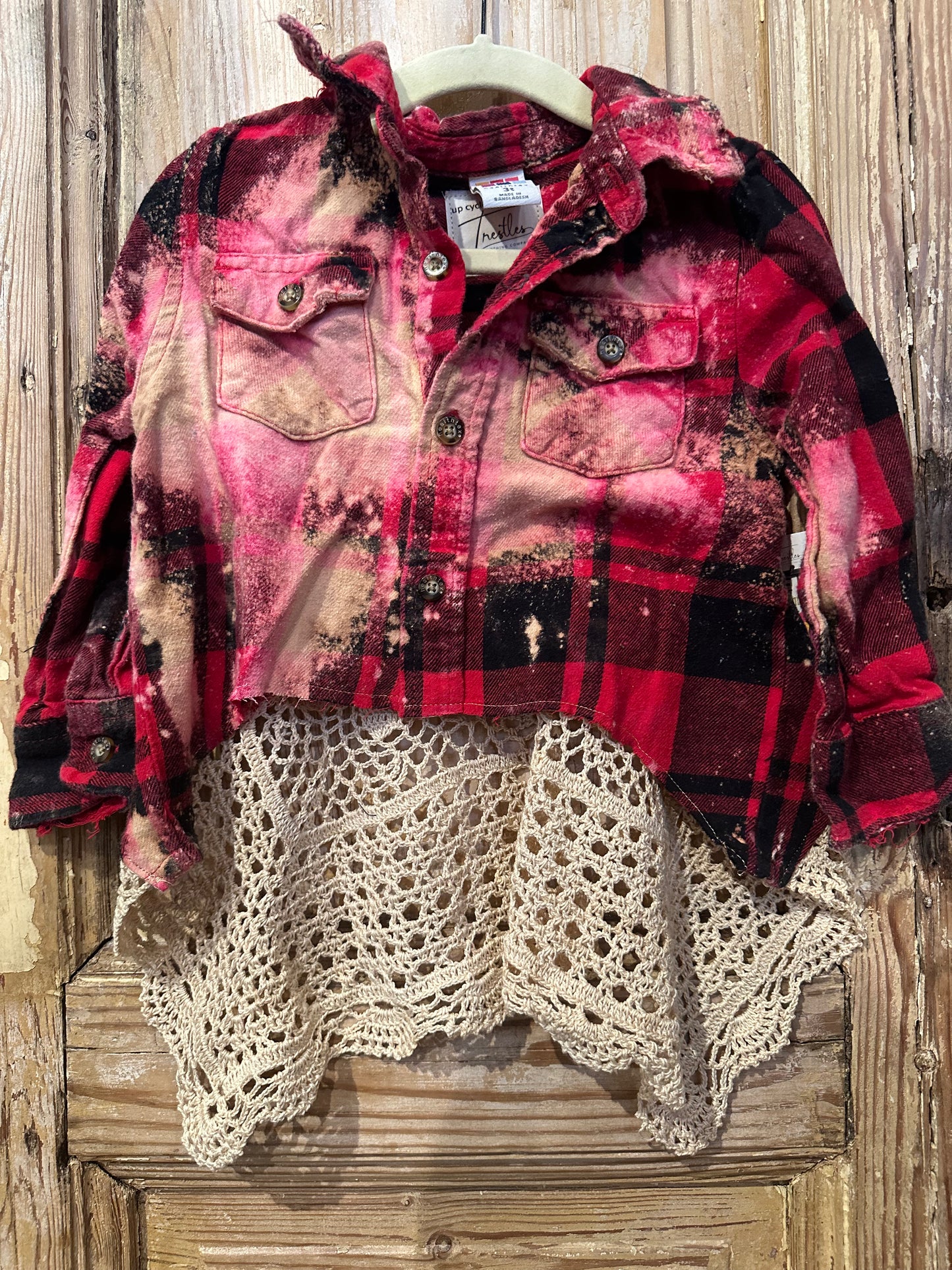 3T Lace Plaid