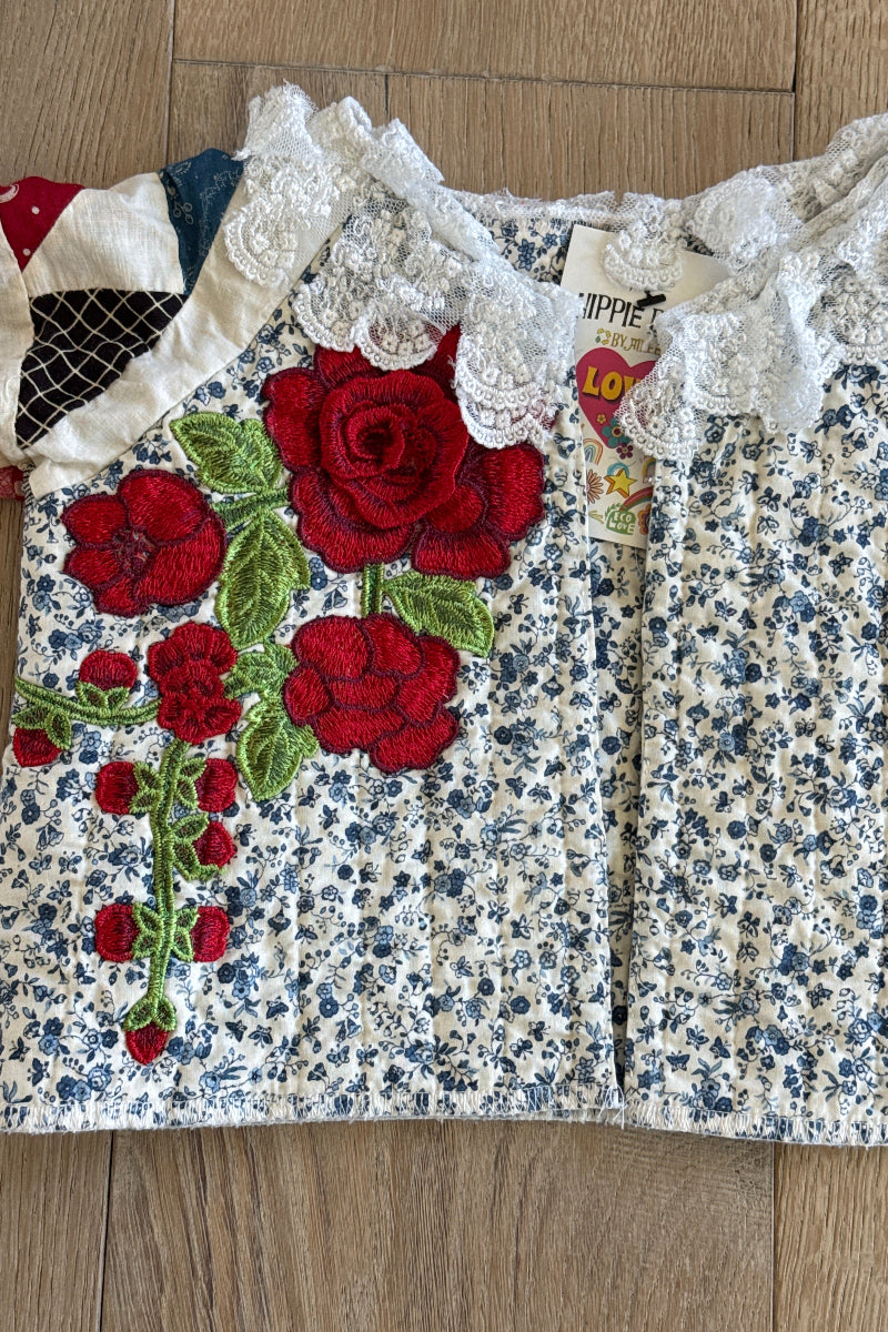 Quilted Remnant Baby Jacket