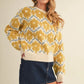 Happy Yellow Flower Sweater