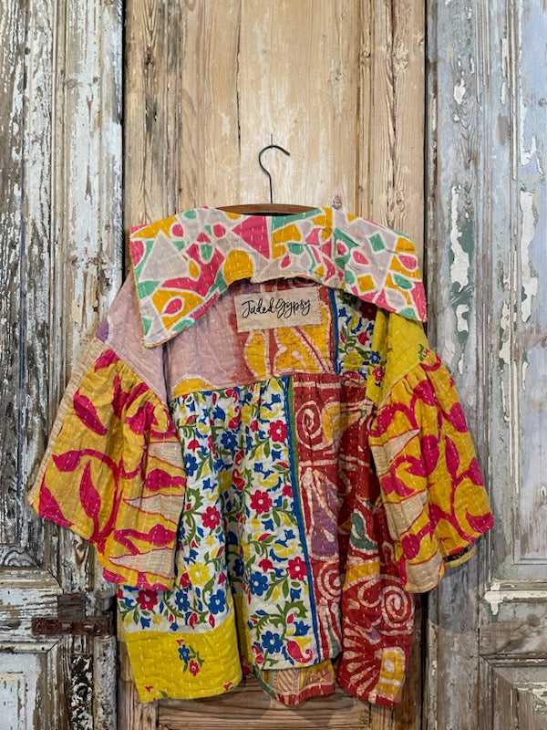 Kantha Sunrise Top #79