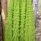 Sized Ruffled Tulle Skirt-9912
