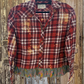 Large Ruffled Flannel
