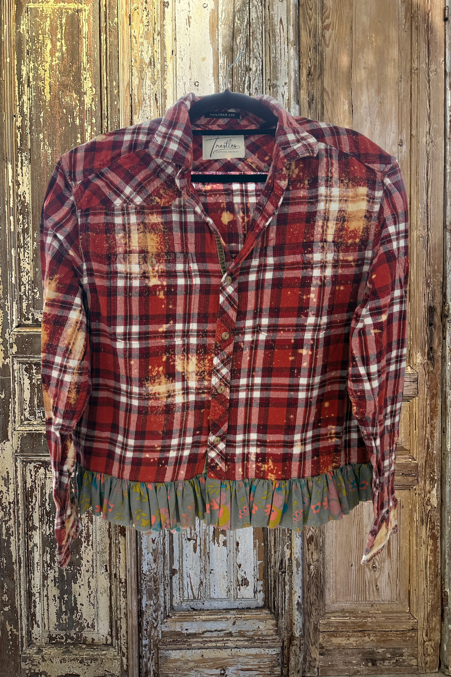 Large Ruffled Flannel