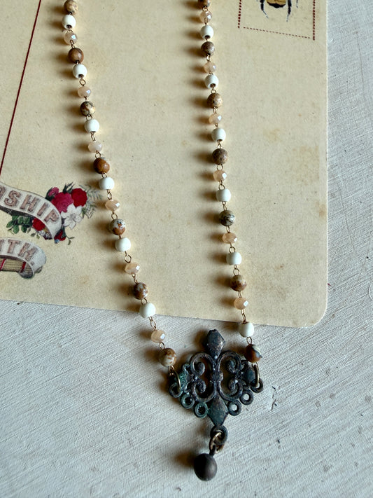 Mini Scroll Necklace