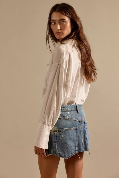 Dolly Denim Mini Skirt