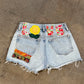 Size 26 Up Cycled Love Shorts