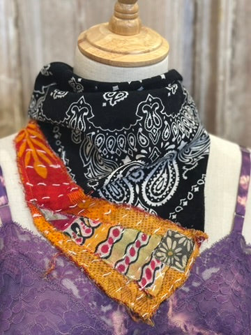 Up Cycled Kantha Bandanas