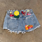 Size 26 Up Cycled Love Shorts