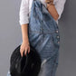 Denim Skirt Overalls