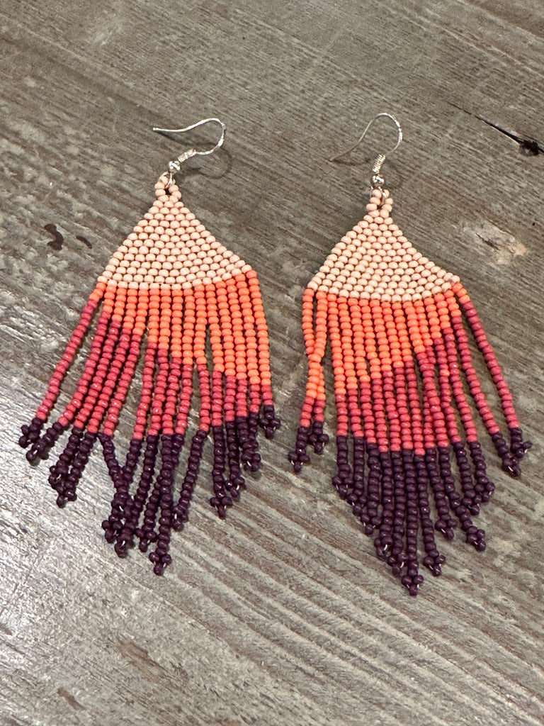 8614 Seed Bead Earrings