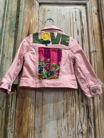 2T Love Kantha Jean Jackets