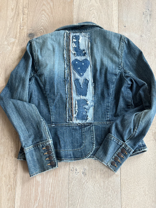 Love & Peace Denim Blazer