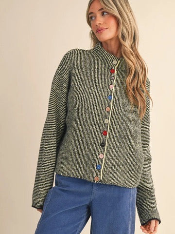 Buttons Sweater