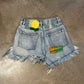 Size 26 Up Cycled Love Shorts