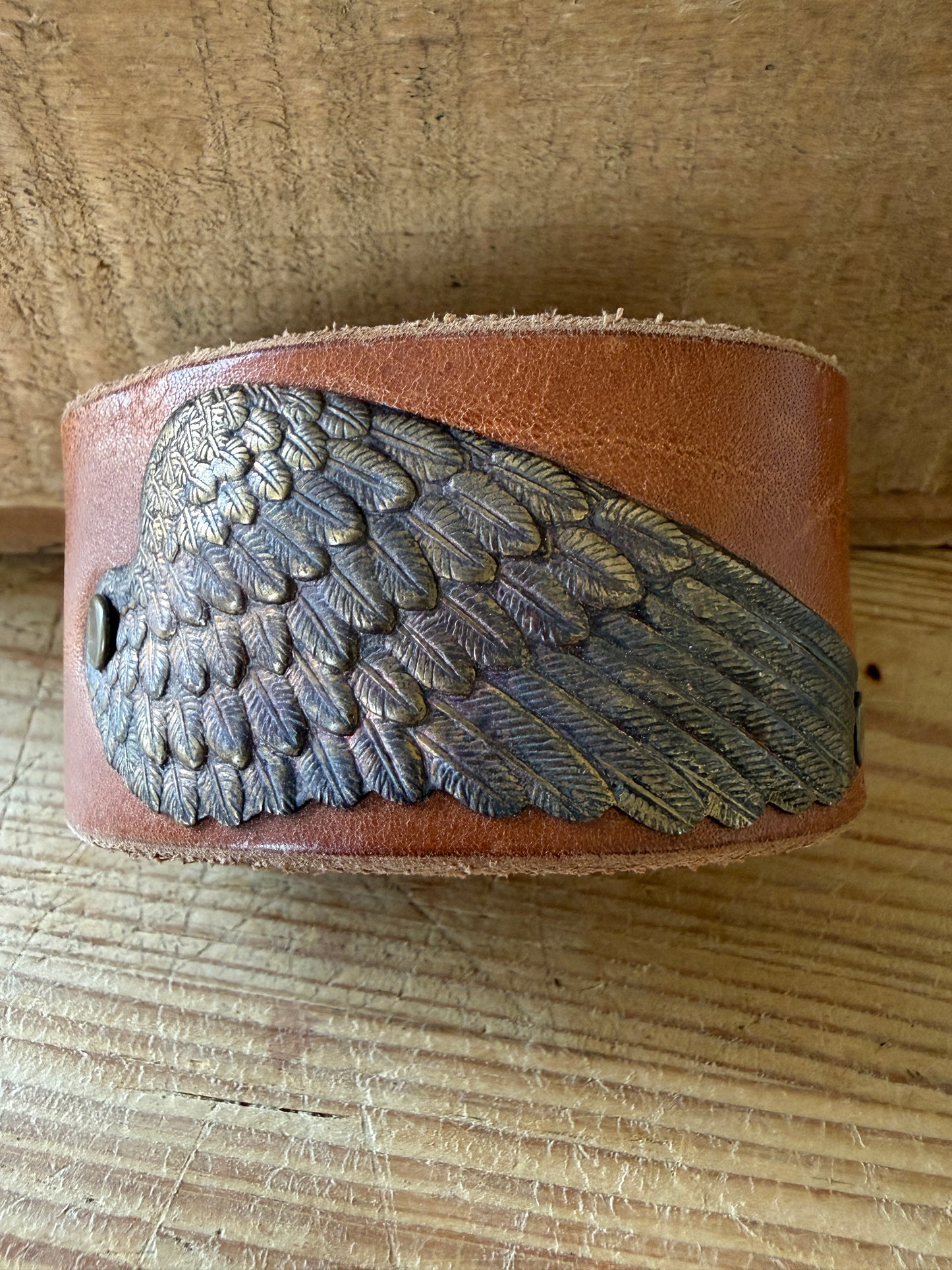 Brown Leather Cuffs