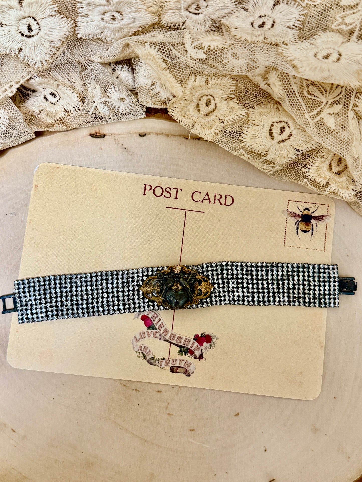 All Bling Mesh Bracelet