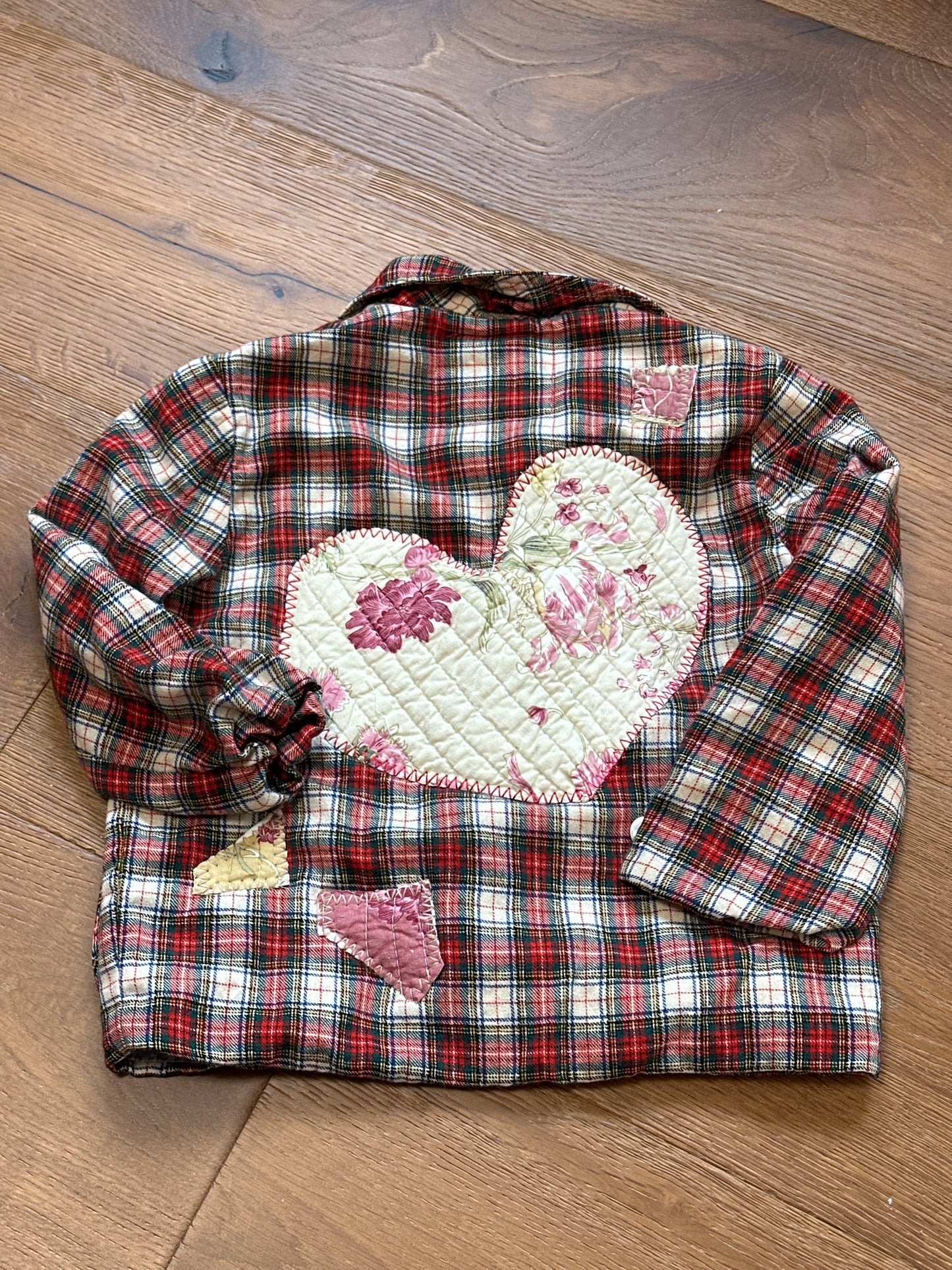 3T Up Cycled Heart Blazer