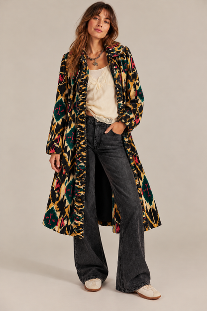 Velvet Ikat Jacket